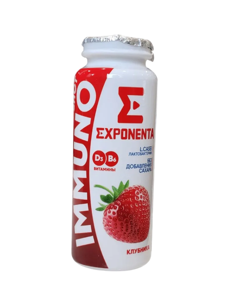 НАПИТОК EXPONENTA ИММУНО 100Г КЛУБНИКА