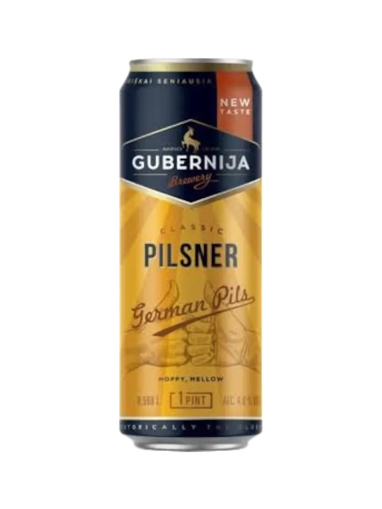 ПИВО GUBERNIJA 0.568Л PILSNER 4.6% Ж/Б(24) - фото 1