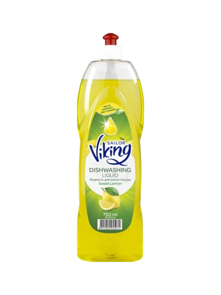 СРЕДСТВО Д/МЫТЬЯ ПОСУДЫ VIKING 750МЛ СЛАДКИЙ ЛИМОН(12)