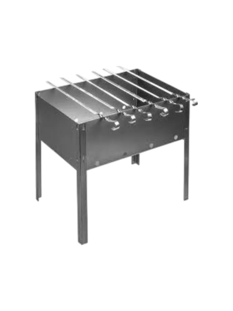 МАНГАЛ BOYSCOUT 350*250*350ММ СБОРНЫЙ 6 ШАМПУРОВ(10)