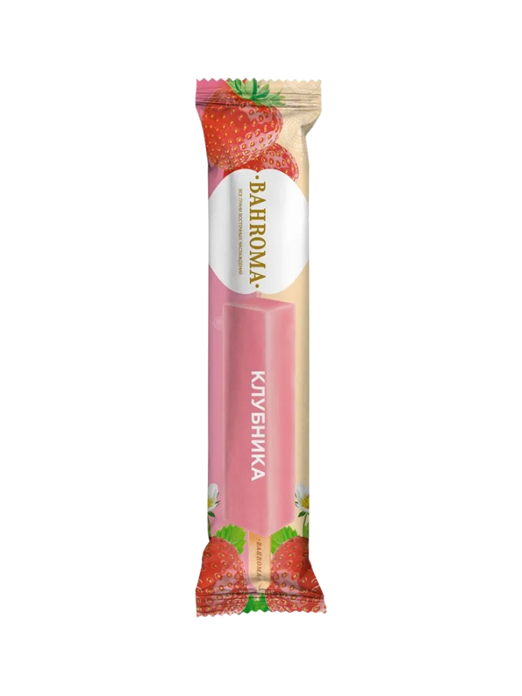 МОРОЖЕНОЕ BAHROMA 68ГР СОРБЕТ КЛУБНИКА 
