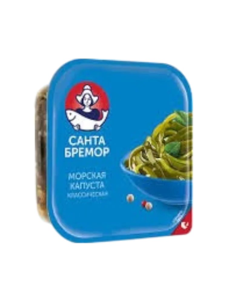 МОРСКАЯ КАПУСТА САНТА БРЕМОР МАРИНОВАННАЯ 200Г ПОЛИМ.УПАК
