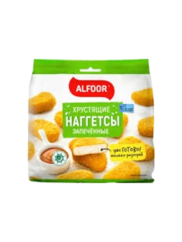 НАГГЕТСЫ ИЗ МЯСА ЦЫП БР КЛАССИЧЕСК ФЛ 900Г (ХАЛЯЛЬ) ЗАМ