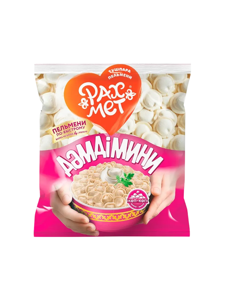 ПЕЛЬМЕНИ РАХМЕТ 350ГР ДӘМДI МИНИ 