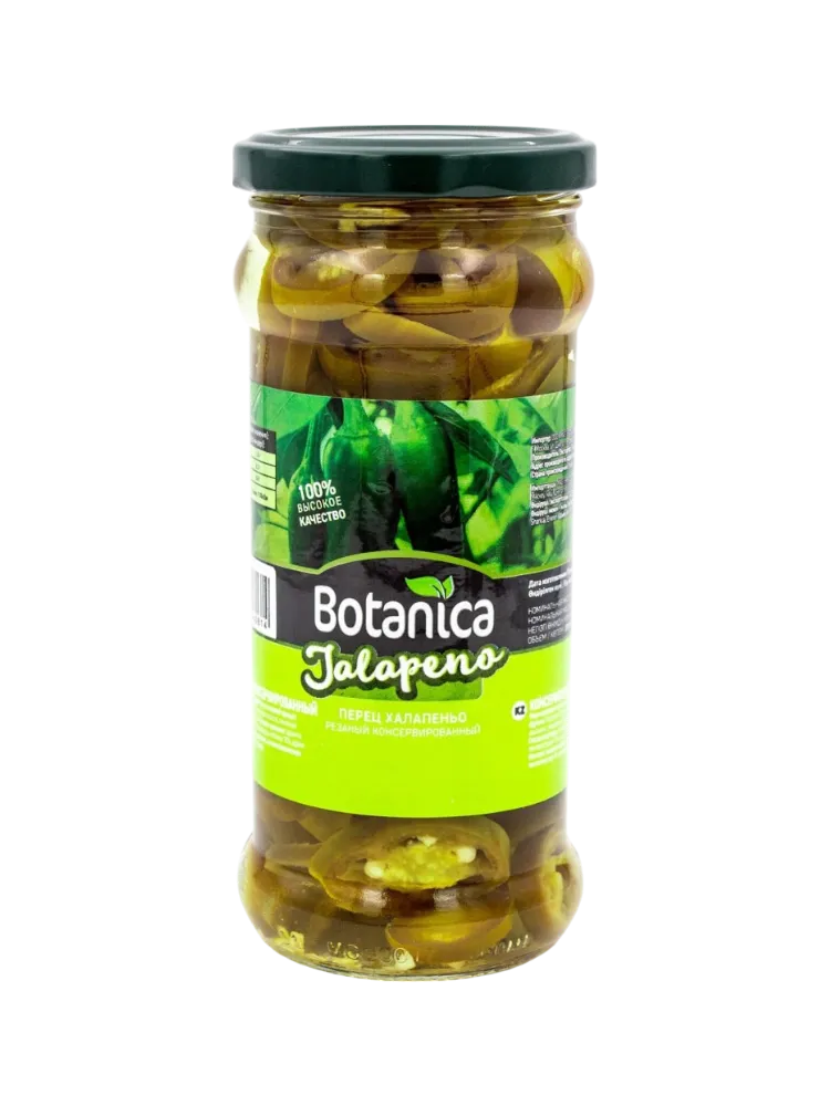 ПЕРЕЦ BOTANICA 370МЛ ХАЛАПЕНЬЮ РЕЗАНЫЙ(12)