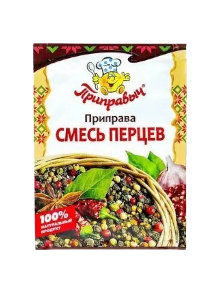 ПРИПРАВА ПРИПРАВЫЧ 150Г СМЕСЬ 5 ПЕРЦЕВ(20)