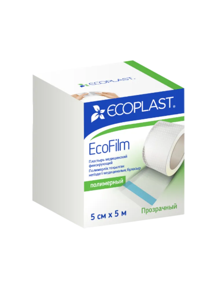EP Пластырь мед фикс полимер EcoFilm 5см х 5м