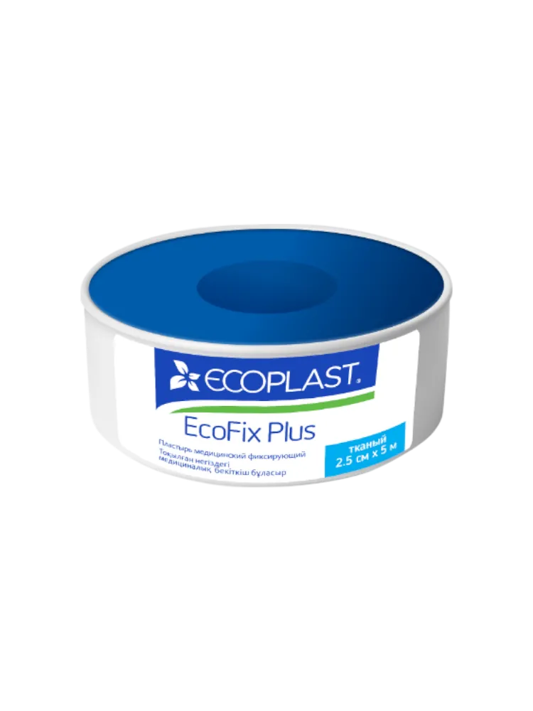 EP Пластырь мед фикс тканый EcoFix plus 2,5см х 5м