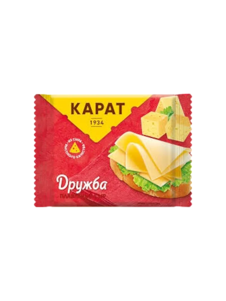 СЫР ДРУЖБА ПЛАВЛЕНЫЙ ЛОМТИКАМИ 25% 130Г(10)