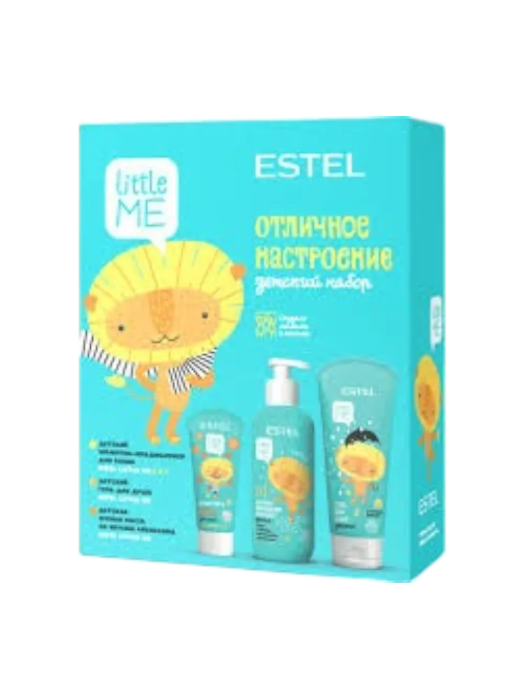 НАБОР ДЕТСКИЙ ESTEL 3В1 LITTLE ME ОТЛИЧНОЕ НАСТРОЕНИЕ ШАМПУНЬ/ГЕЛЬ Д/ДУША/ЗУБ ПАСТА(5)
