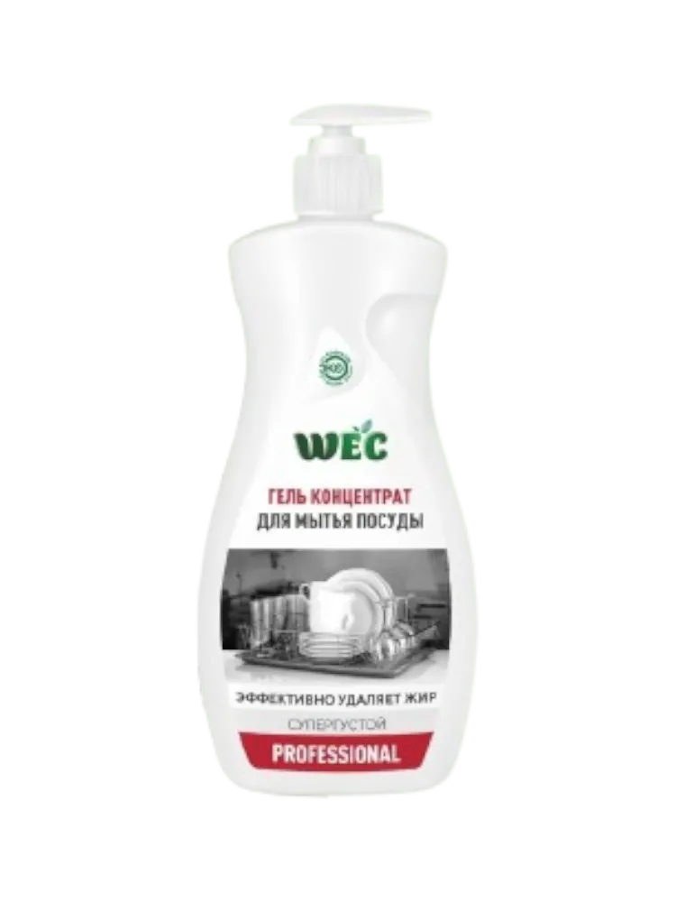 ГЕЛЬ Д/МЫТЬЯ ПОСУДЫ WEC 500МЛ PROFESSIONAL(20)