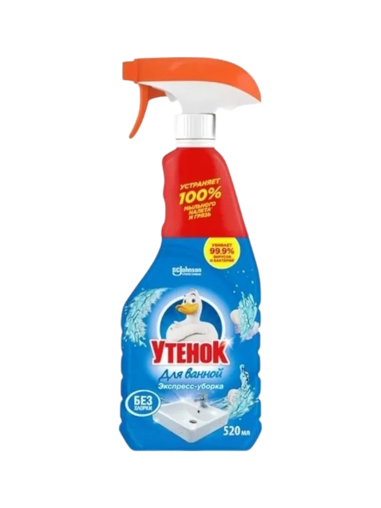 ЧИСТ СР-ВО УТЕНОК 520МЛ ЭКСПРЕСС УБОРКА  ДЛЯ ВАННОЙ(12)