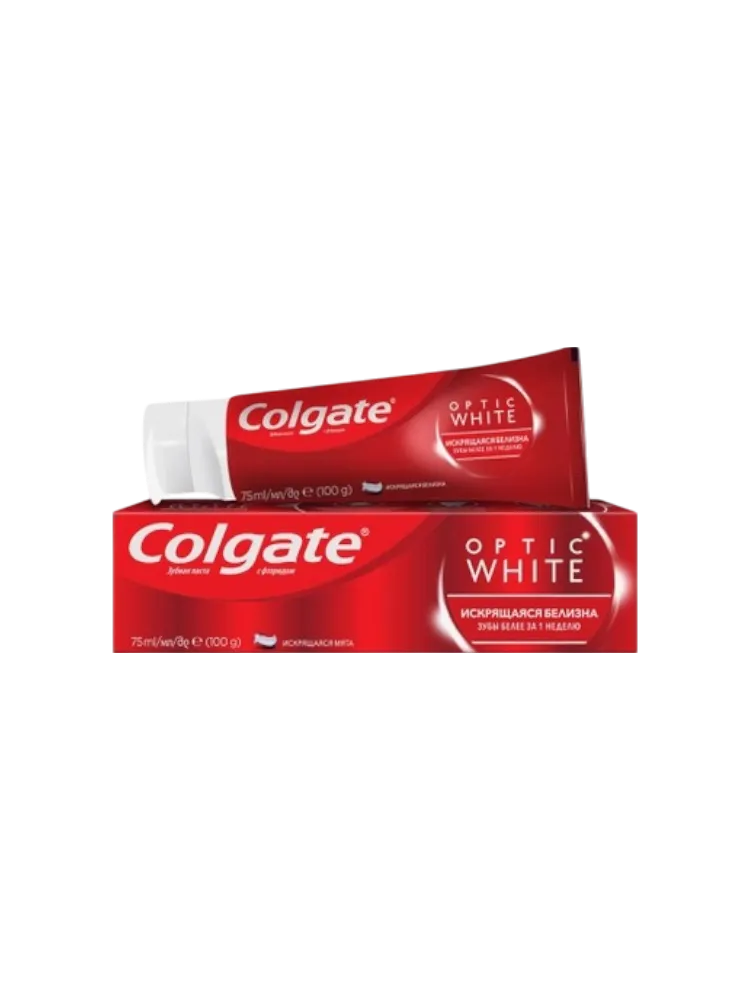 ЗУБНАЯ ПАСТА COLGATE 75МЛ ОПТИК ВАЙТ 1+1(24)