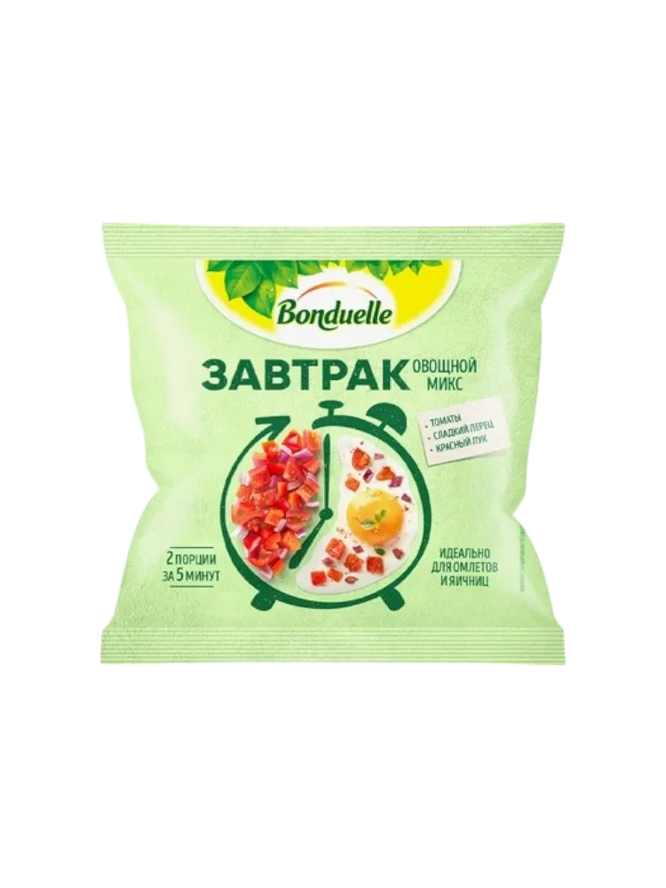ОВОЩНОЙ МИКС BONDUELLE ДЛЯ ЗАВТРАКА С ТОМАТАМИ 200Г(24)