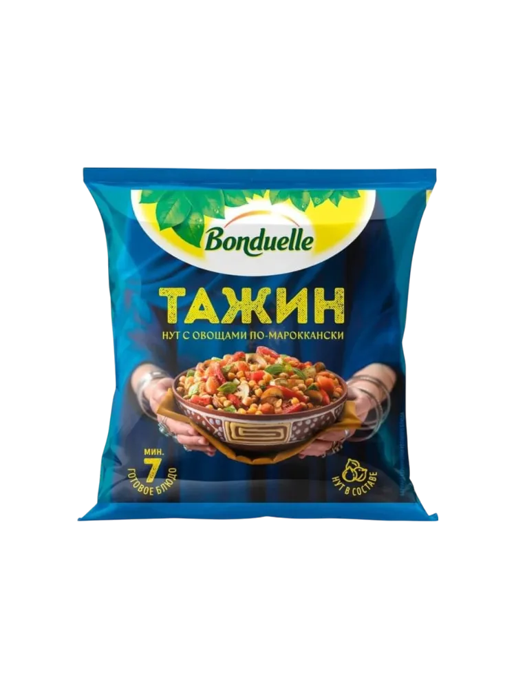 НУТ С ОВОЩАМИ BONDUELLE ПО-МАРОККАНСКИ ТАЖИН 400Г(12)