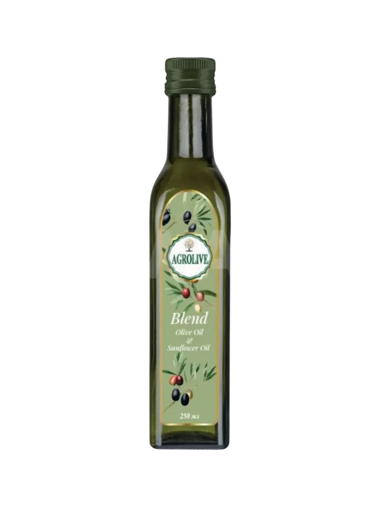 МАСЛО ОЛИВ BLEND AGROLIVE 250МЛ С ДОБ ПОДСОЛН МАСЛА СТ/Б(6)
