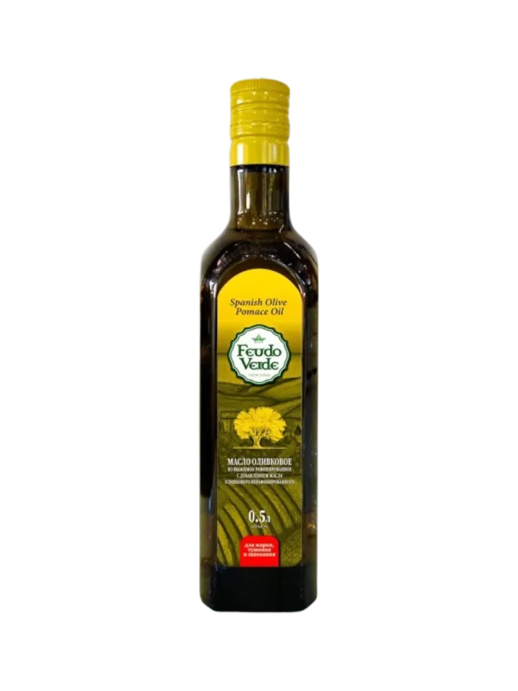 МАСЛО ОЛИВ BLEND FEUDO VERDE 500МЛ С ДОБ ПОДСОЛН МАСЛА СТ/Б(6)
