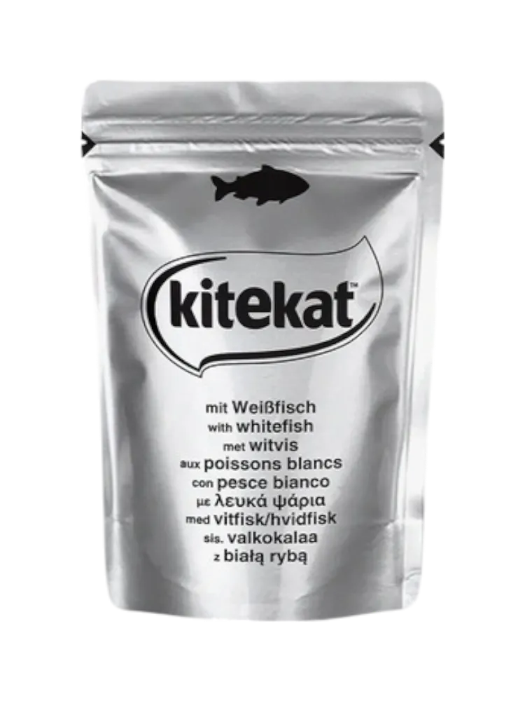 КОРМ Д/КОШЕК KITEKAT ЖЕЛЕ БЕЛАЯ РЫБА 85ГР(48)