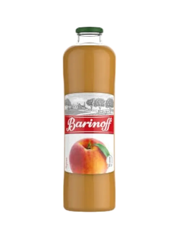 НЕКТАР BARINOFF 1Л ПЕРСИКОВЫЙ С МЯКОТЬЮ СТ/Б(6)