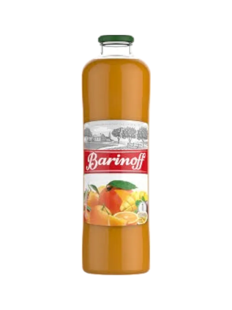НЕКТАР BARINOFF 1Л МУЛЬТИФРУКТ С МЯКОТЬЮ СТ/Б(6)