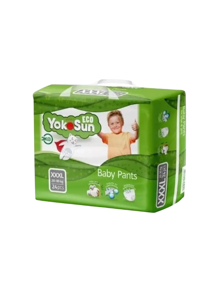 Подгузники-Трусики YokoSun  ЕСО  ХХХL  24 шт