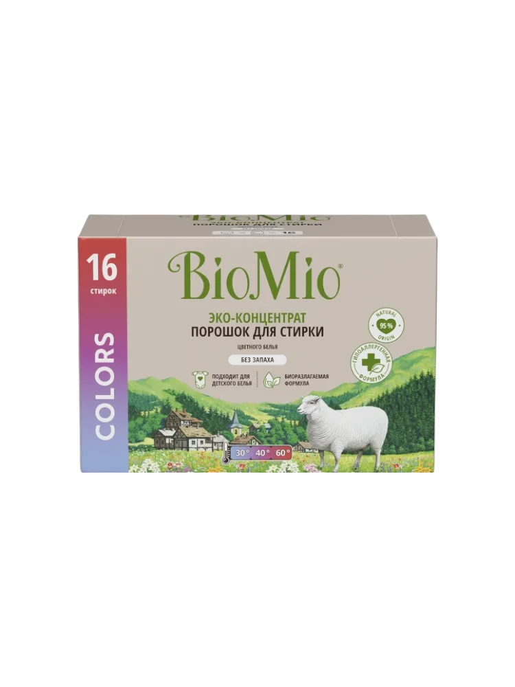 СТИР ПОР BIOMIO УНИВЕРСАЛЬНЫЙ Д/ЦВ БЕЛЬЯ 500Г(6)