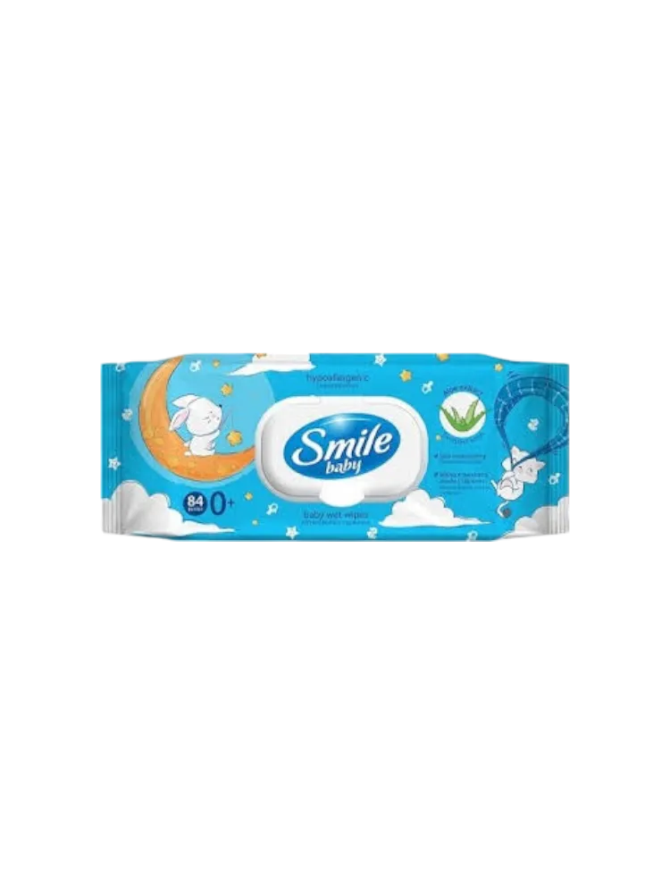САЛФЕТКИ ВЛАЖНЫЕ SMILE BABY 84 ШТ С ПЕРВЫХ ДНЕЙ ЖИЗНИ (12)