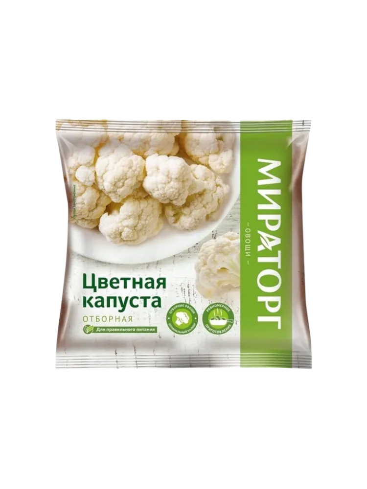 КАПУСТА ЦВЕТНАЯ МИРАТОРГ 400Г В/ПАНИР С/М(10)