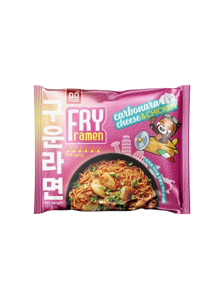 ЛАПША DO RAMEN ЖАРЕНЫЙ СЫР КАРБОНАРА/КУРИЦА 111Г(30)