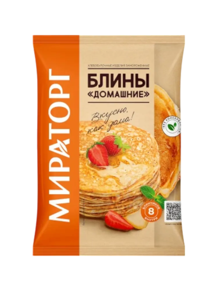 БЛИНЫ МИРАТОРГ ДОМАШНИЕ 400Г ЗАМ
