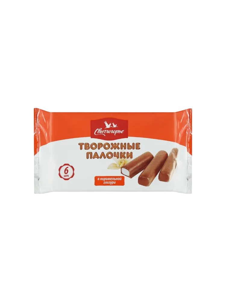 СЫРОК ТВОРОЖНЫЙ СВИТЛОГОРЬЕ 6*30Г С ВАНИЛЬЮ В КАРАМЕЛЬ ГЛАЗУРИ 16%