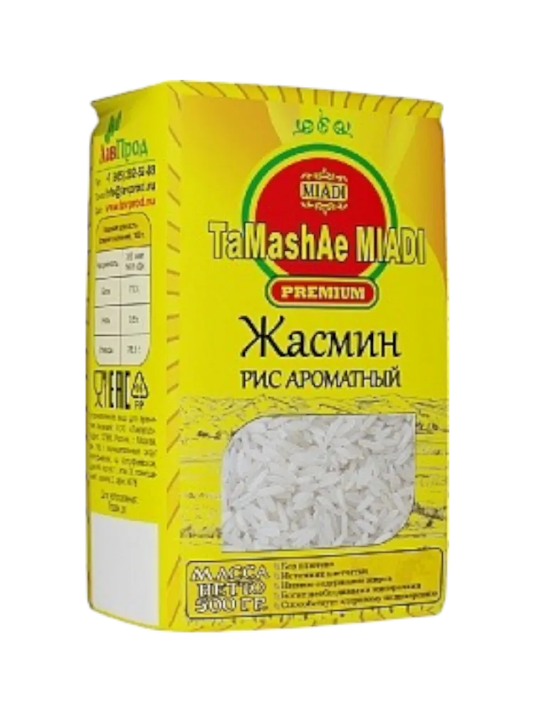 РИС ЖАСМИН TAMASHAE MIADI 500Г PREMIUM АРОМАТНЫЙ(9)