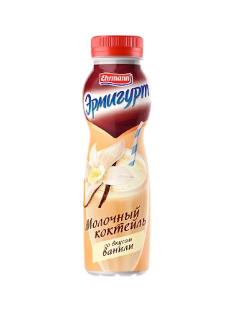 КОКТЕЙЛЬ ЭРМИГУРТ СО ВКУСОМ ВАНИЛИ 2,5% 280Г(6)