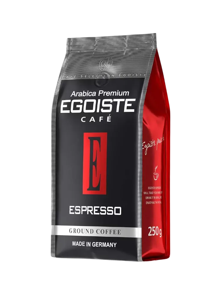 КОФЕ EGOISTE ESPRESSO 250Г МОЛОТЫЙ М/У(12)