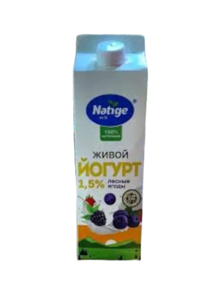 ЙОГУРТ ПИТ НЭТИЖЕ ЛЕСНЫЕ ЯГОДЫ 1,5% 0,9 КГ П/П(20)