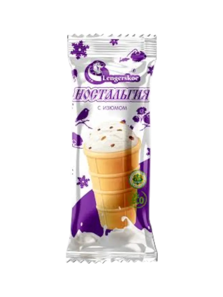 МОРОЖЕНОЕ НОСТАЛЬГИЯ С ИЗЮМОМ СТАК 100Г(25)