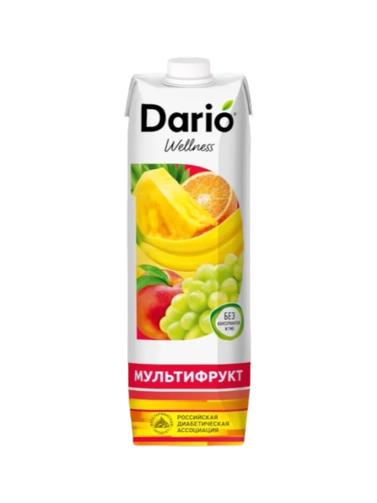 СОК DARIO WELLNESS 1Л МУЛЬТИФРУКТ(6)