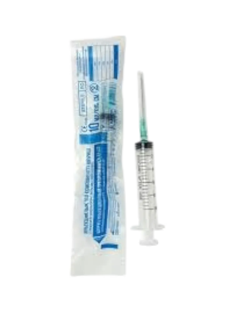 Шприц  10 мл M-inject трехкомпонентный стерильный с иглой 21G
