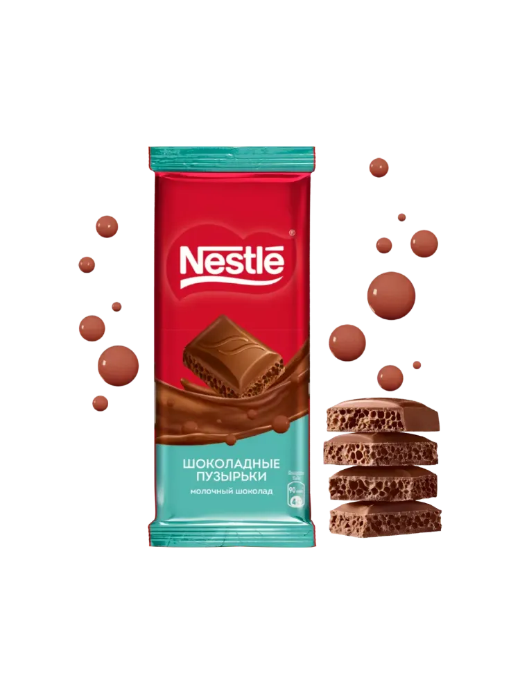 ШОКОЛАД NESTLE 82/75Г ПОРИСТЫЙ МОЛОЧНЫЙ