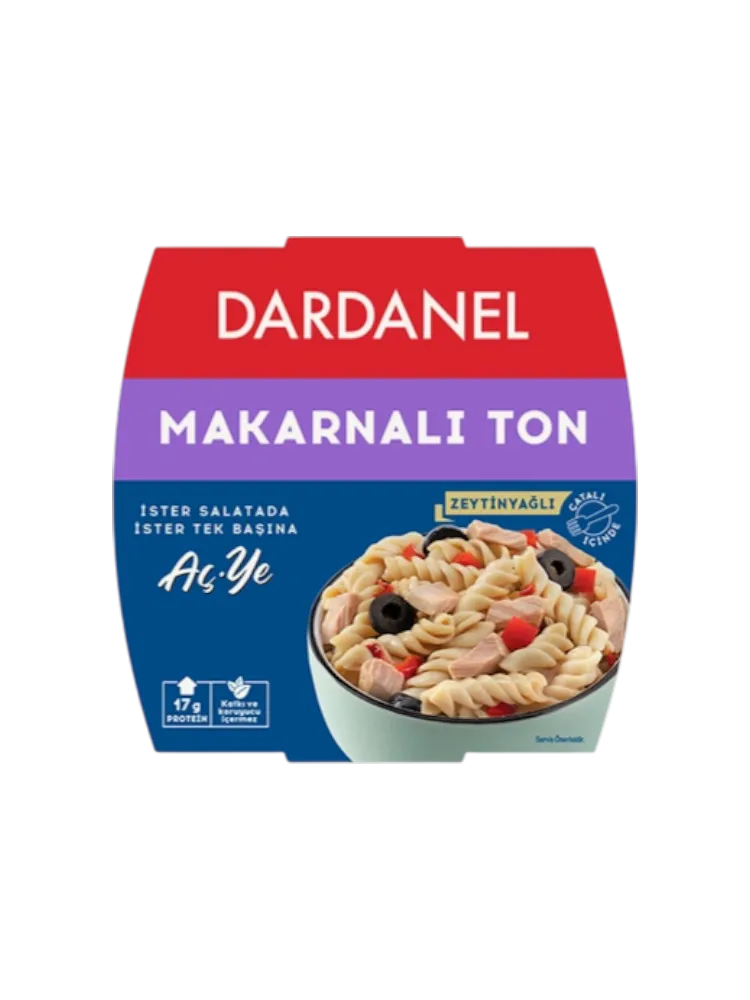 САЛАТ DARDANEL 160Г С ТУНЦОМ И МАКАРОНАМИ В ПОДСОЛН МАСЛЕ(24) - фото 1