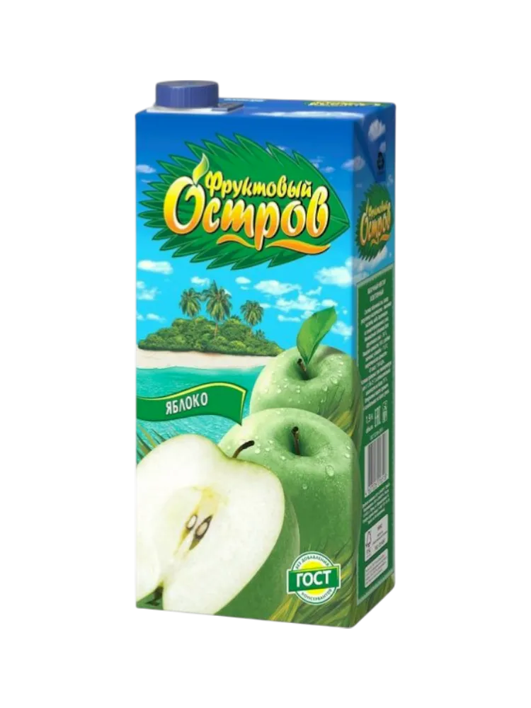 ФРУКТОВЫЙ ОСТРОВ 2Л ЯБЛОКО(6)