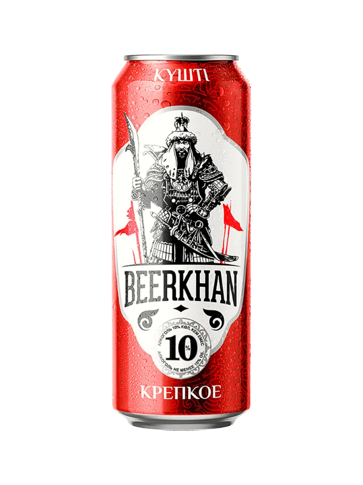ПИВО BEERKHAN 0.45Л/0.43Л СВЕТЛОЕ Ж/Б - фото 1