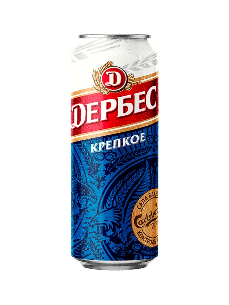 ПИВО DERBES STRONG 0.45/0.43Л КРЕПКОЕ Ж/Б - фото 1