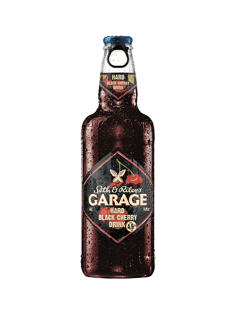 ПИВО GARAGE HARD BLACK CHERRY DRINK 0.4Л СТ/Б - фото 1