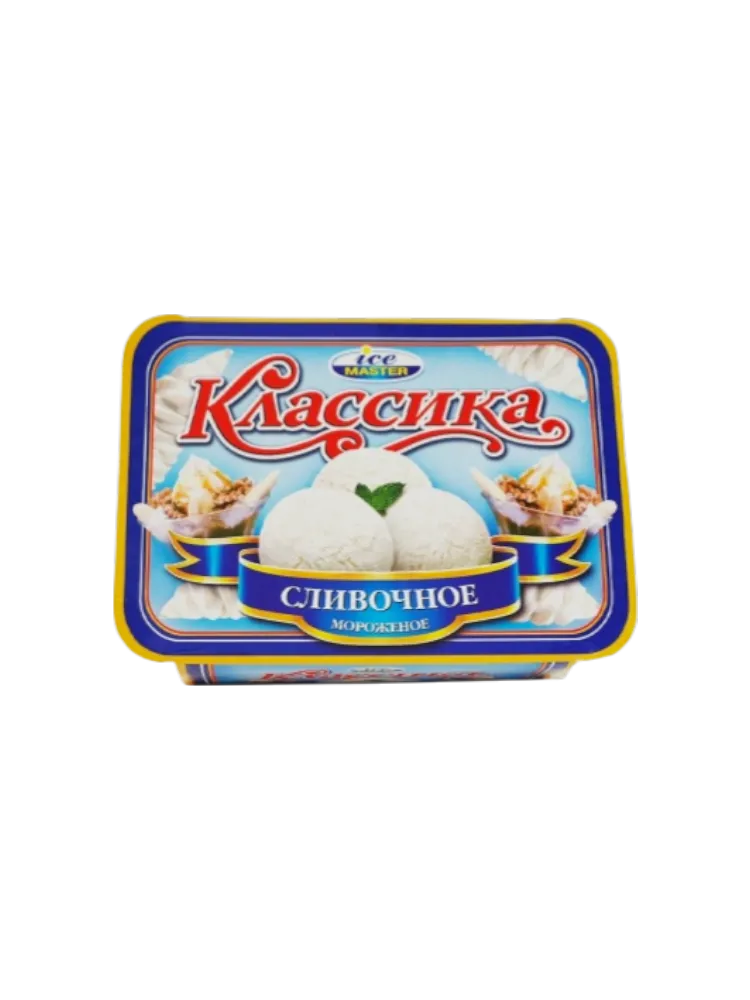 МОРОЖ ICE MASTER КЛАССИКА СЛИВОЧНОЕ ВАННА 500Г(12)