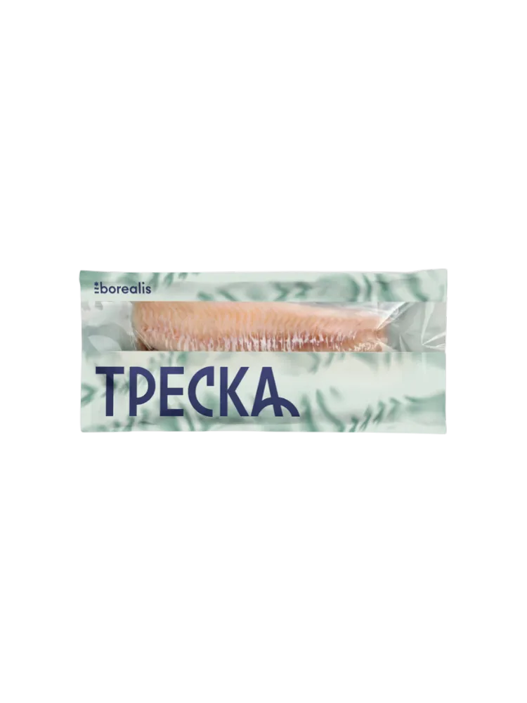 ФИЛЕ ТРЕСКИ BOREALIS БЕЗ КОЖИ С/М 600Г(10)