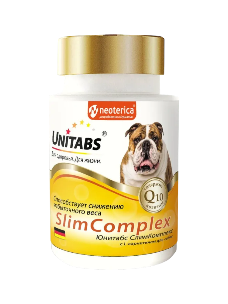 Юнитабс д/собак SlimComplex с L-карнитином 100 табл.