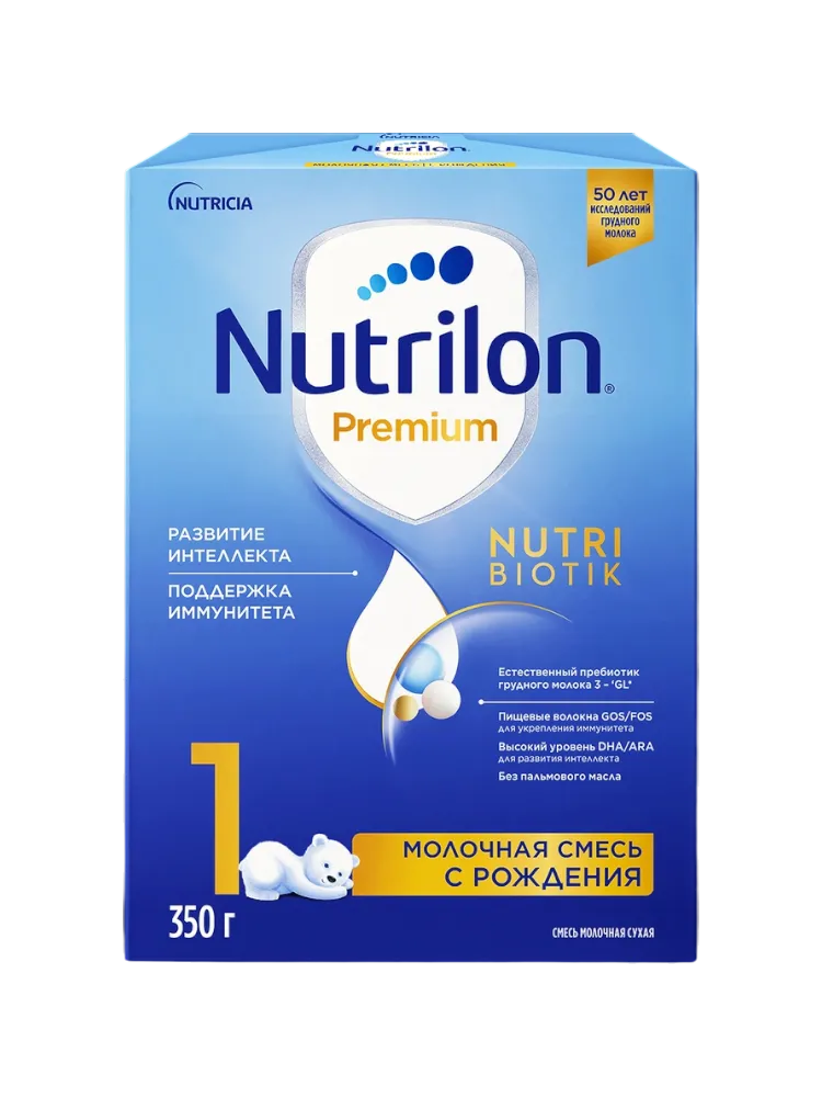 МОЛ СМЕСЬ NUTRILON 1 PREMIUM 350Г С РОЖДЕНИЯ