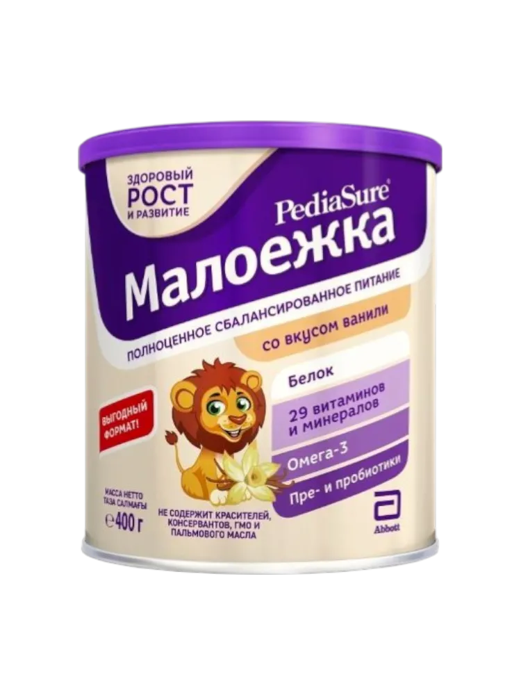 НАПИТОК ПЕДИАШУР МАЛОЕЖКА 400Г ВАНИЛЬ