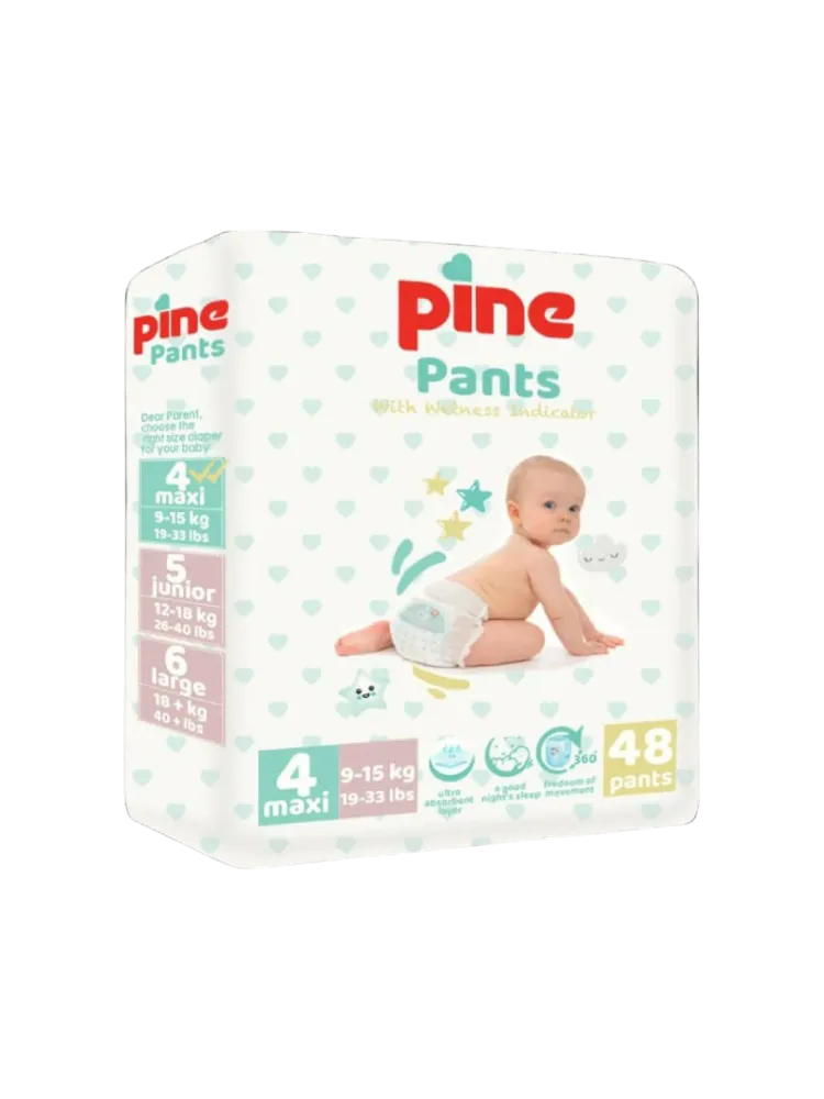 ДЕТСКИЕ ТРУСИКИ PAIN PANTS ECO PACK MAXI 9-15КГ РАЗМЕР4 48ШТ